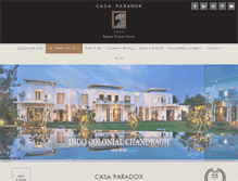 Tablet Screenshot of casaparadox.com
